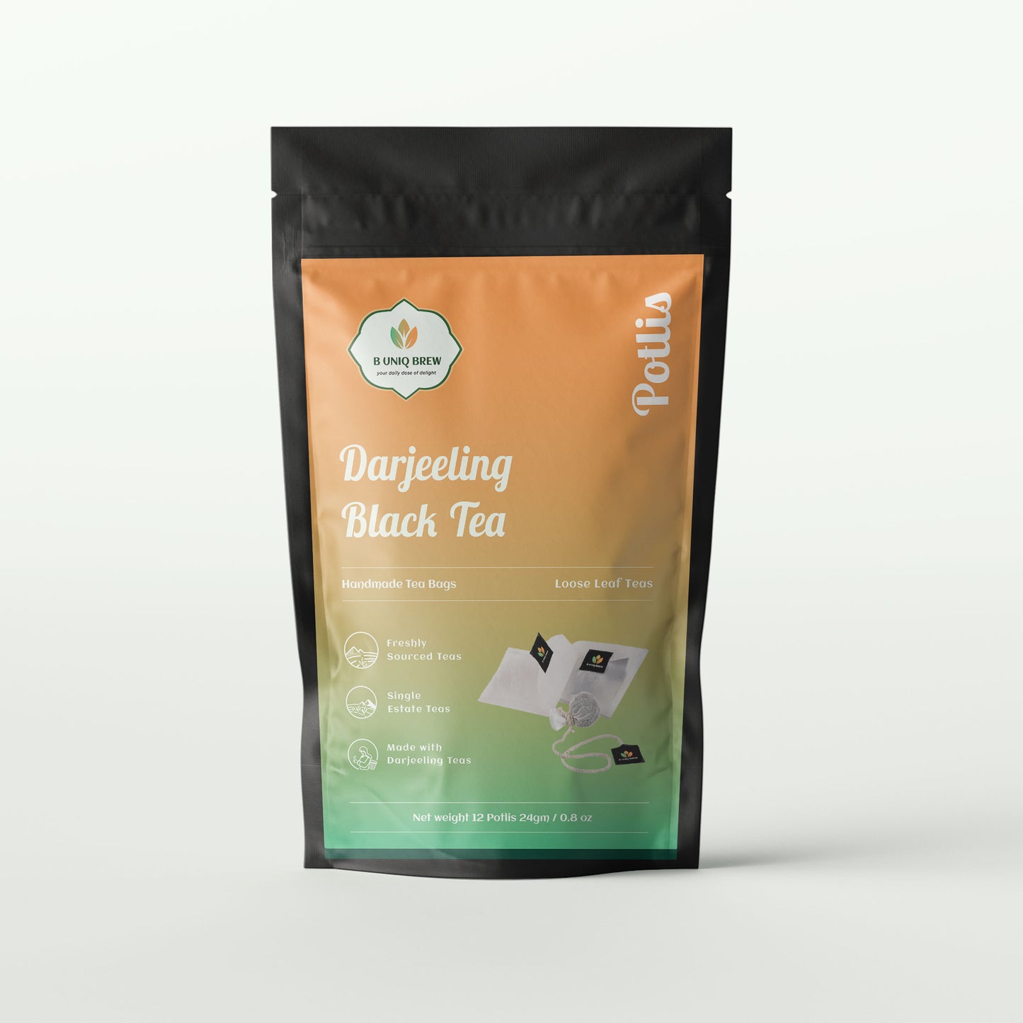Darjeeling Black in Potlis Tea Bag